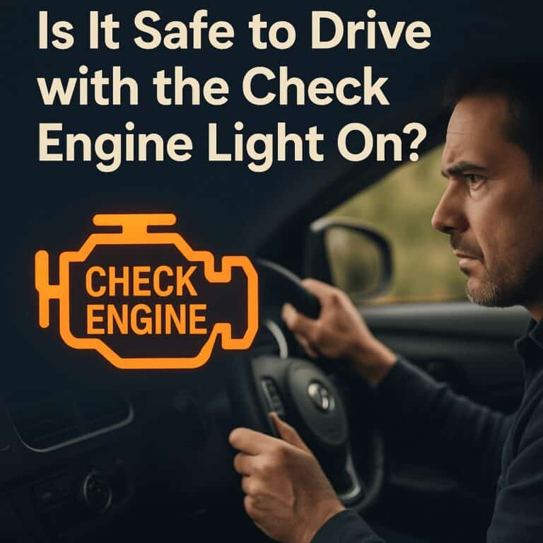 Is It Safe to Drive with the Check Engine Light On?